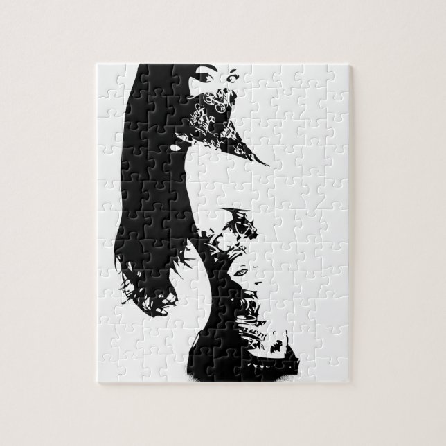bandanna girl jigsaw puzzle (Vertical)