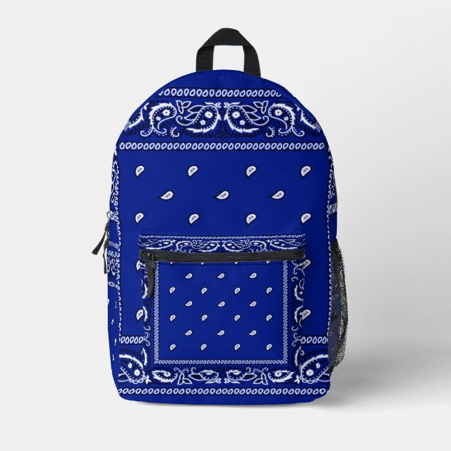 Bandanna L.A. Blue Backpack (Front)