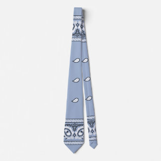 Bandanna Light Blue Neck Tie