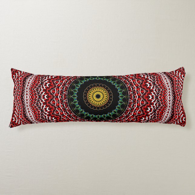 Bandanna Mandala Body Cushion (Front)