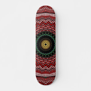 Bandanna Mandala Skateboard
