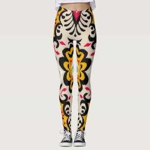Bandanna Paisley: Vintage Silk Scarf Print Leggings