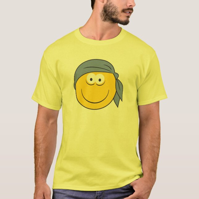 Bandanna Pirate Face T-Shirt (Front)