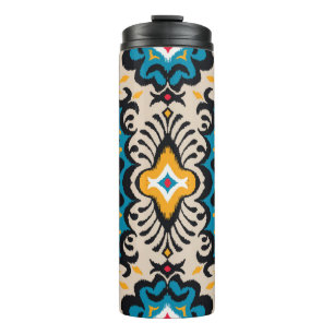 Bandanna Print. seamless pattern with paisley orna Thermal Tumbler