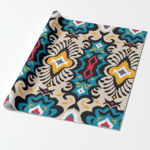 Bandanna Print. seamless pattern with paisley orna Wrapping Paper