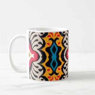 Bandanna Print: Vintage Paisley Silk. Coffee Mug