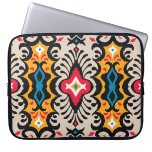Bandanna Print: Vintage Paisley Silk. Laptop Sleeve