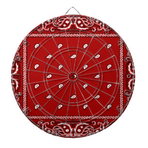 Bandanna Red Dartboard