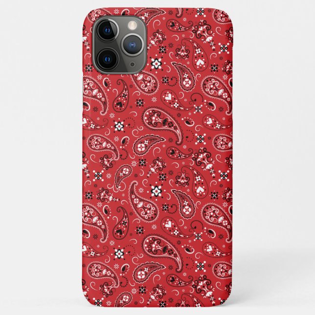 Bandanna Red Paisley  Case-Mate iPhone Case (Back)