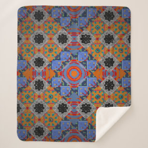 Bandanna shawl, tablecloth fabric design, silk nec sherpa blanket