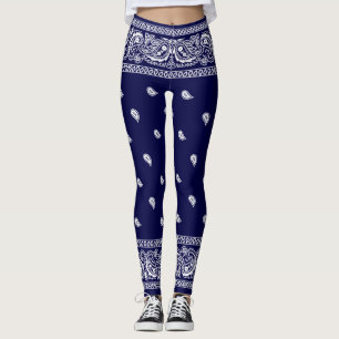 Bandanna True Blue Leggings