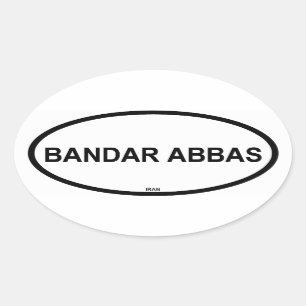 BANDAR ABBAS OVAL STICKER
