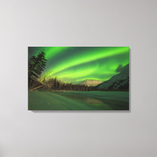 Banded Aurora Canvas Print