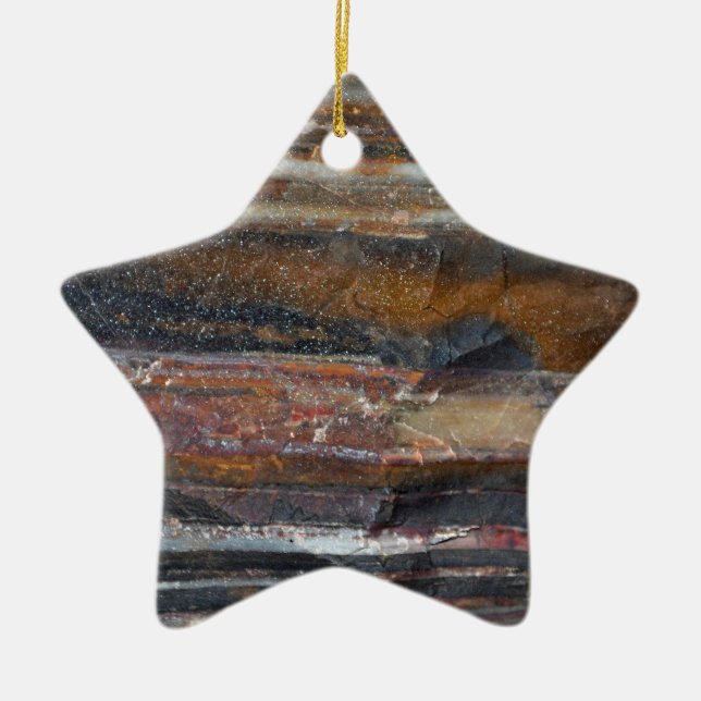 Banded Iron Formation Ornament (Front)