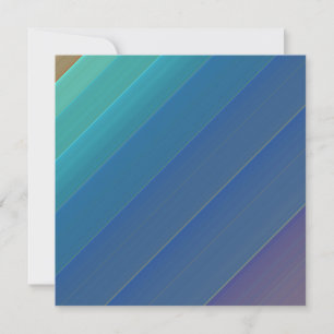 Banded Rainbow Invitation