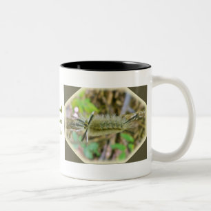 Banded Tussock Moth Caterpillar Two-Tone Coffee Mug