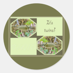 Banded Tussock Moth It's Twins New Baby Stickers