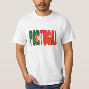Bandeira Portuguesa - Marca "Portugal" por Fãs T-Shirt