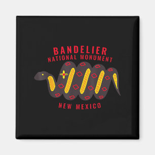 Bandelier National Monument New Mexico Nm Snake  Magnet