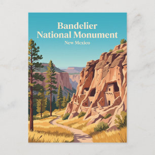 Bandelier National Monument New Mexico Postcard