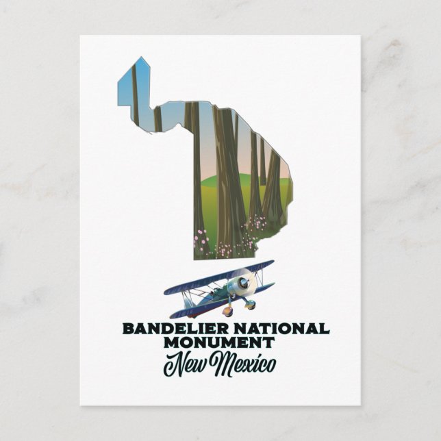 bandelier national monument postcard (Front)