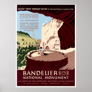 Bandelier National Monument Poster