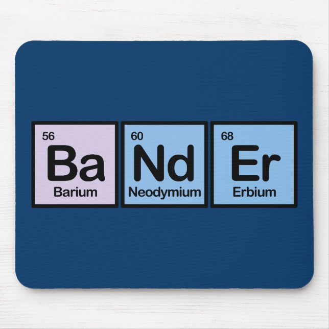 Bander Made of Elements Mouse Mat (Front)