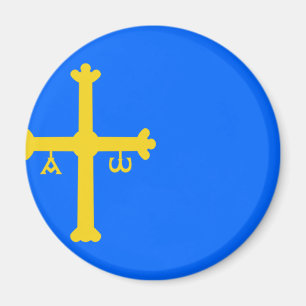 Bandera de Asturias - Flag of Asturias Magnet
