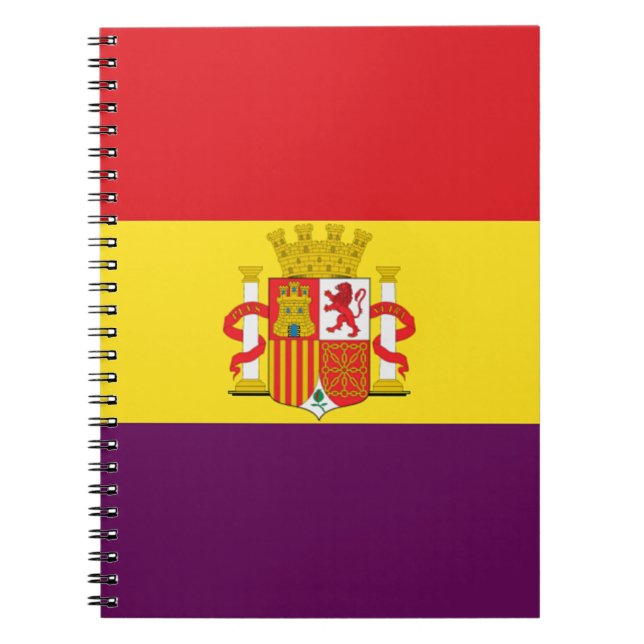 Bandera de la República Española Notebook (Front)