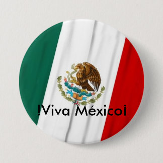 Bandera de México 7.5 Cm Round Badge