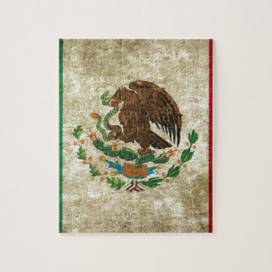 Bandera de México - Flag of Mexico Jigsaw Puzzle