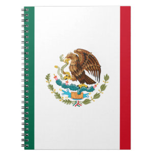Bandera de México - Flag of Mexico - Mexican Flag Notebook