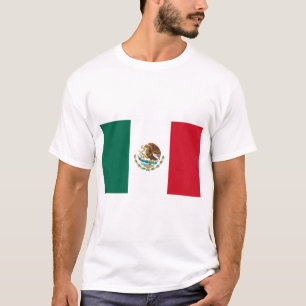 Bandera de México - Flag of Mexico - Mexican Flag T-Shirt