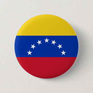 Bandera de Venezuela, 7 Estrellas 6 Cm Round Badge
