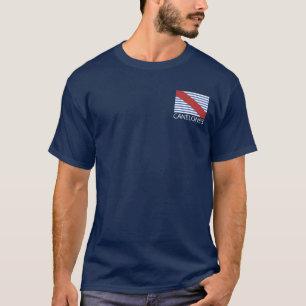 Bandera del Departamento de Canelones - Uruguay T- T-Shirt