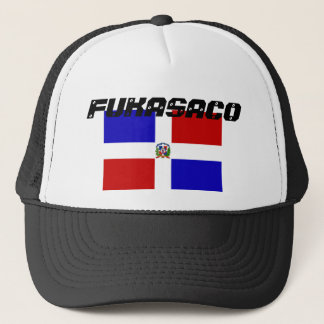 bandera-dominicana-republica, fukasaco trucker hat