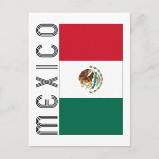 Bandera Mejicana Postcard