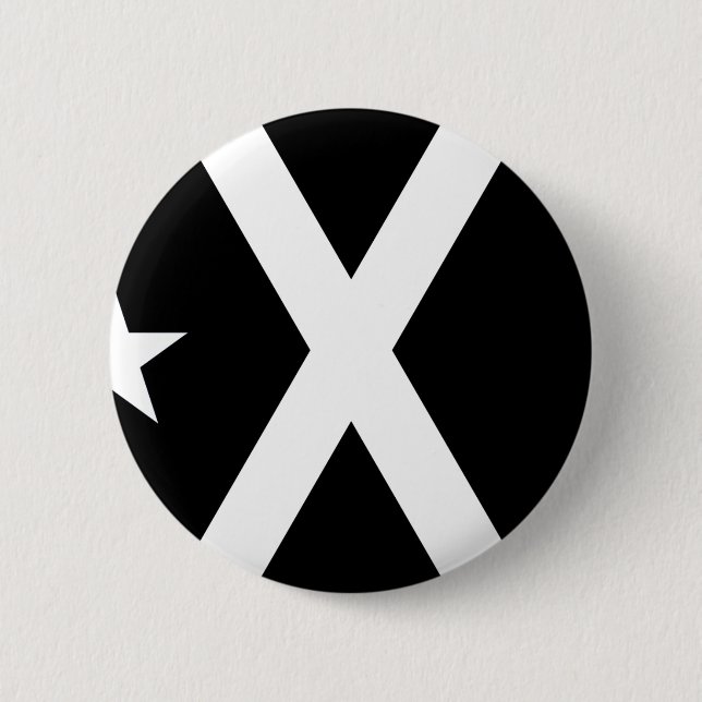 Bandera Negra - Estelada Catalunya Flag 6 Cm Round Badge (Front)