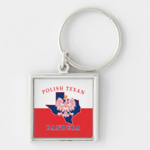 Bandera Polish Texan Key Ring