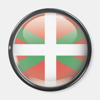 Bandera y escudo of Euskadi Magnet