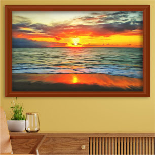 Banderas Bay Sunset 1738 Art Print