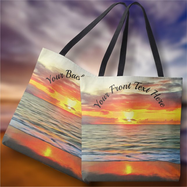 Banderas Bay Sunset 1738 Tote Bag (Creator Uploaded)
