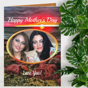 Banderas Happy Mother's Day Sunset 914 Card