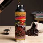 Banderas Rocky Sunset 914 Water Bottle<br><div class="desc">Painting "Banderas Rocky Sunset 914" Collection This custom Thor Copper Vacuum Insulated Bottle is exactly what you need to keep your drinks cold in the summer and hot in the winter! The durable double-wall insulation means that it's designed to last, and there's even a hand loop attached for easy transportation....</div>