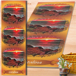 Banderas Rocky Sunset 914 Yoga Mat