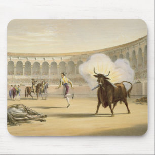 Banderillas de Fuego, 1865 (colour litho) Mouse Mat
