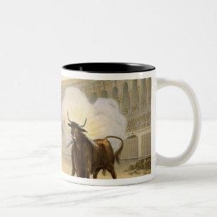 Banderillas de Fuego, 1865 (colour litho) Two-Tone Coffee Mug