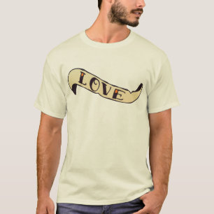 banderole_love_old_school_tattoo_1909_I T-Shirt