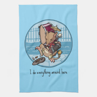 Bandicoot I Do Everything Around Here One Man Band Tea Towel