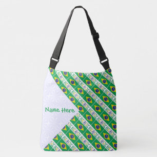 Bandiera Brasil Personalised Tiled Crossbody Bag